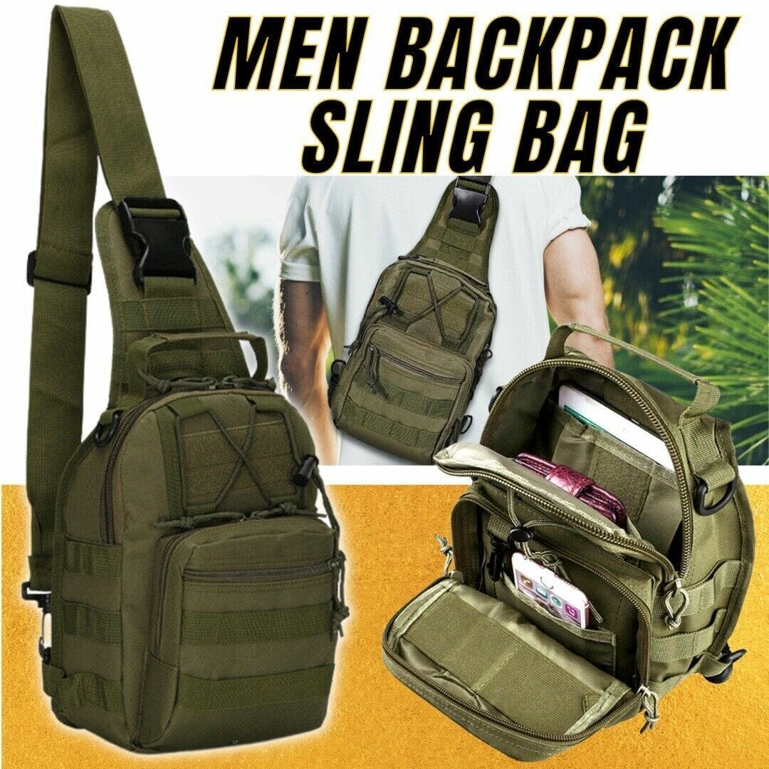 Mono-Strap Military Operator Backpack - Breezbox Sporting Goods