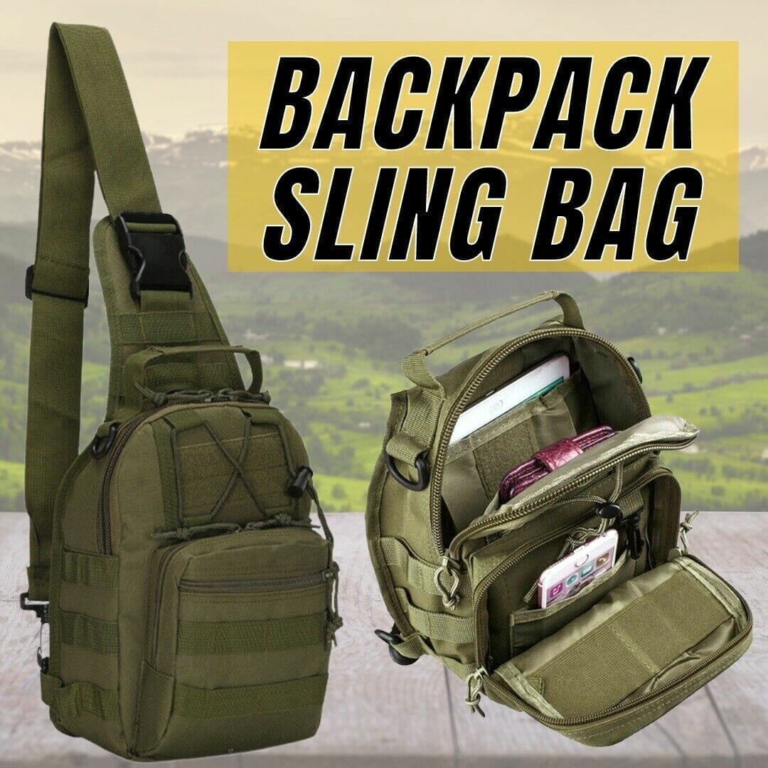 Mono-Strap Military Operator Backpack - Breezbox Sporting Goods
