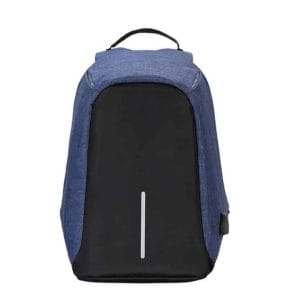 Breezbox anti theft backpack blue
