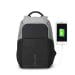 Breezbox anti theft backpack grey