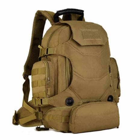 Breazbox tan marine corps backpack Our tan marine backpack is perfect for every day use.