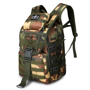 Breezbox jungle camouflage tactical laptop backpack